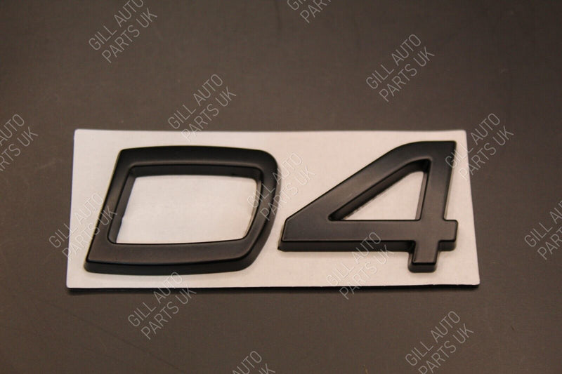 Gloss Matte Black Chrome D3 D 3 Metal Car Letters Badge Rear Boot FOR Volvo