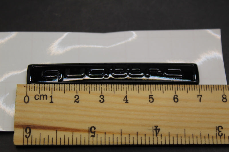 7cm Small quattro Gloss Black Rear Boot Fender Dashboard Interior Badge For AUDI