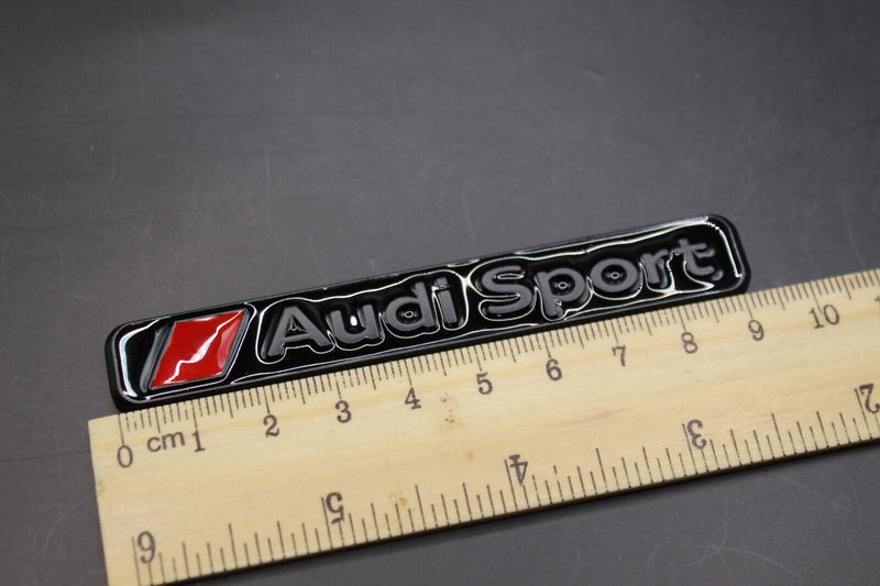 Black Chrome Silver Sport Letters Badge Rear Boot FOR Audi