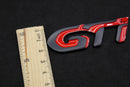 Matte Black Red GTi Boot Rear Tailgate Side Fender Wing Badge For Peugeot