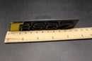 Gloss Black Yellow RSQ7 Front Grille Stick-On Badge Fit For AUDI