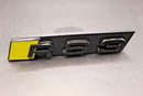 Gloss Black Yellow RS3 Front Grille Stick-On Badge Fit For AUDI