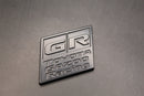 55mm X 40mm Matte Black GR Boot Rear Tailgate Badge Fit For Toyota Gazoo Racing