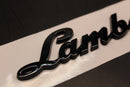 Gloss Black Boot Rear Tailgate Letters Badge Fit For Lamborghini