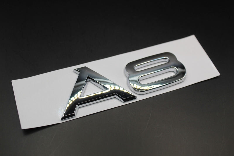 Chrome Silver A3 A4 A5 A6 A7 A8 FITS AUDI BOOT REAR TAILGATE BADGE LETTERING H.Q