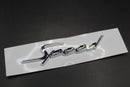 Chrome Silver Speed Wing Side Fender Letters Badge Fit For Bentley