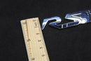 Chrome Silver R.S. RS Boot Rear Tailgate Fender Wing Badge For Renault Sport
