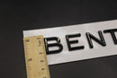Gloss Black Boot Rear Tailgate Letters Badge Fit For Bentley