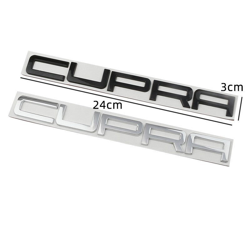 3D Gold CUPRA C U P R A Rear Badge Letters FITS Seat
