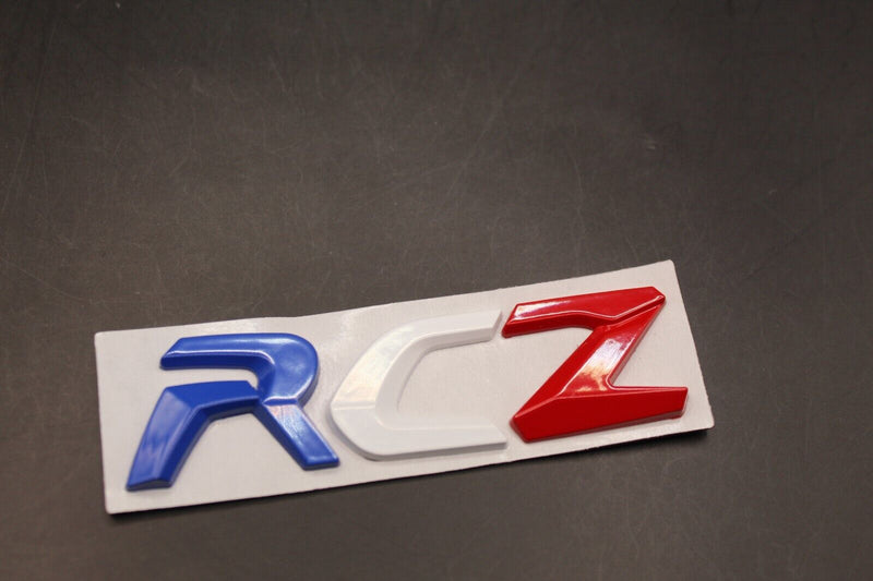 RCZ Rear Boot Emblem Badge For Peugeot Blue/Black/Red/White/Lime Green/Chrome