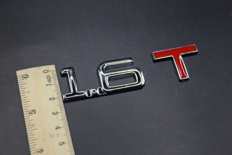 Chrome Silver Red T 1.3T 1.5T 1.6T 1.8T Boot Rear Tailgate Letter Badge FOR Audi