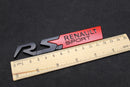 Black/Red R.S. RS Boot Rear Tailgate Side Fender Wing Badge For Renault Sport