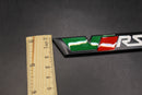 Black Green Red White VRS Front Grille & Rear Boot Badge Set For Skoda