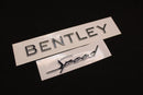 Chrome Silver Boot Rear Tailgate Letters Badge Fit For Bentley Speed