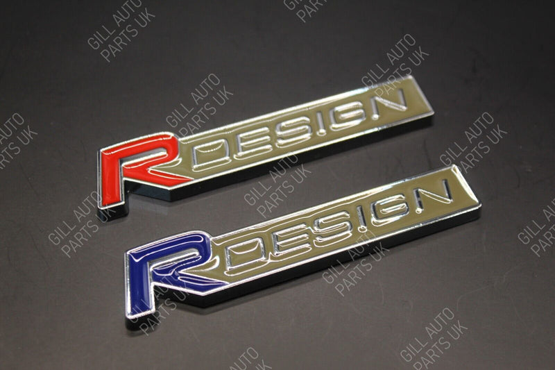 R Design Metal Car Emblem Badge Rear Trunk Boot FOR Volvo