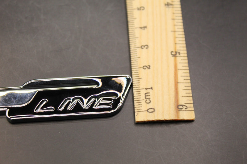 Metal Chrome Silver Black GT Line Boot Rear Badge For Kia