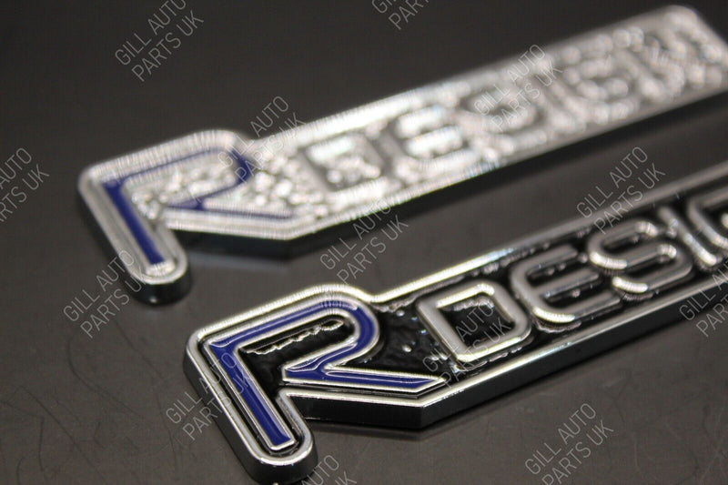 New Style R Design Metal Car Emblem Badge Rear Trunk Boot FOR Volvo