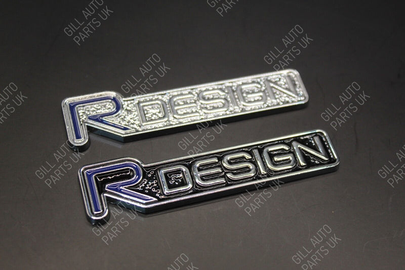 New Style R Design Metal Car Emblem Badge Rear Trunk Boot FOR Volvo