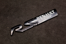 Black White R.S. RS Boot Rear Tailgate Fender Wing Badge For Renault Sport