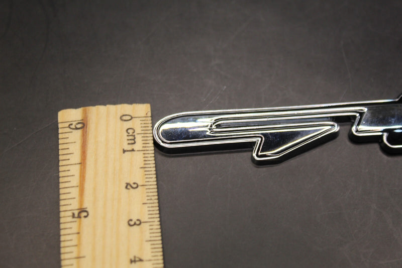 Metal Chrome Silver Black GT Line Boot Rear Badge For Kia