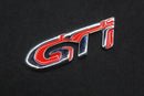 Chrome Silver Red GTi Boot Rear Tailgate Side Fender Wing Badge For Peugeot