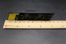 Gloss Black Yellow RS5 Front Grille Stick-On Badge Fit For AUDI