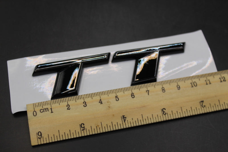 Gloss Black TT Boot Rear Tailgate Letters Badge Fit For AUDI