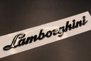 Gloss Black Boot Rear Tailgate Letters Badge Fit For Lamborghini