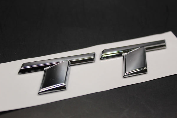 Chrome Silver TT Boot Rear Tailgate Letters Badge Fit For AUDI