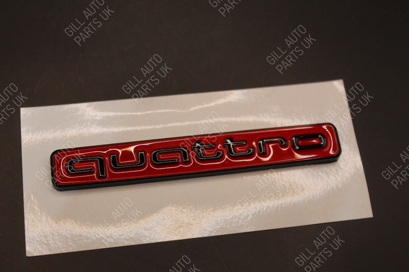 94mm quattro Boot Rear Trunk Tailgate Badge Emblem for Audi