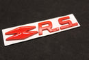 All Red R.S. RS Boot Rear Tailgate Side Fender Wing Badge For Renault