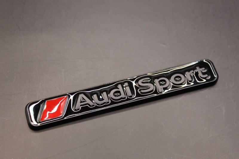 Black Chrome Silver Sport Letters Badge Rear Boot FOR Audi