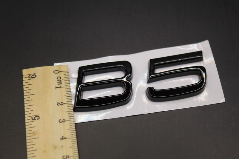 Gloss Black Chrome Silver B5 LETTERS Badge Rear Boot Tailgate For VOLVO