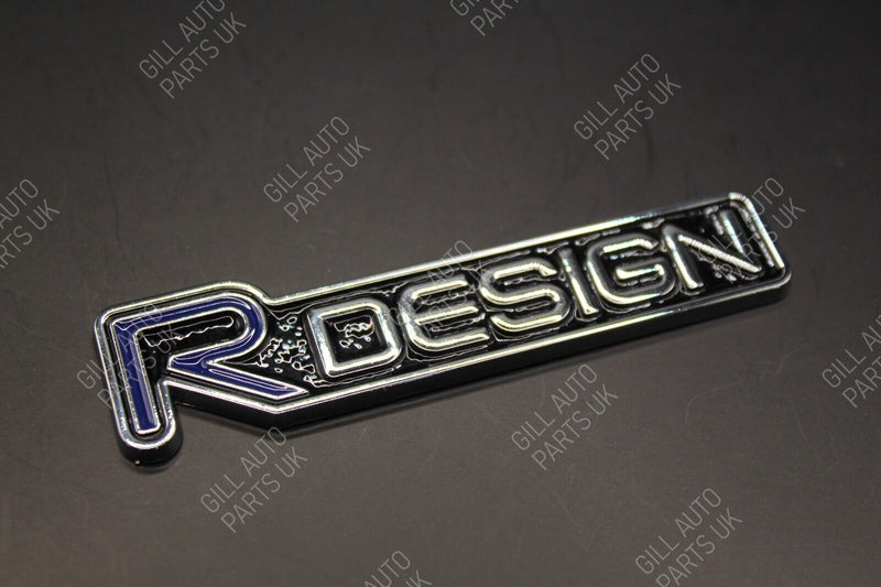 New Style R Design Metal Car Emblem Badge Rear Trunk Boot FOR Volvo