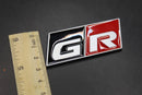70mm X 30mm Matte Silver(Gloss Red&Black) GR Boot Rear Badge For Toyota