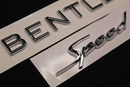 Chrome Silver Boot Rear Tailgate Letters Badge Fit For Bentley Speed