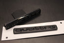 2pc Set quattro Gloss/Matte Black Front Grille Stick-On & Boot Badge For AUDI
