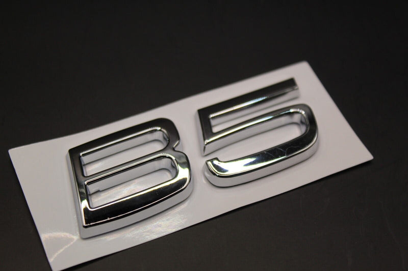 Gloss Black Chrome Silver B5 LETTERS Badge Rear Boot Tailgate For VOLVO