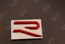 New Style R-Line R Badge For VW Volkswagen Boot Rear Chrome Black Red