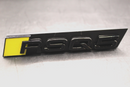 Gloss Black Yellow RSQ5 Front Grille Stick-On Badge Fit For AUDI