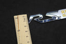 Chrome Silver Yellow R.S. RS Boot Rear Side Fender Wing Badge For Renault Sport