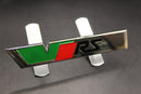 Chrome Silver Green Red Black VRS Front Grille & Rear Boot Badge Set For Skoda