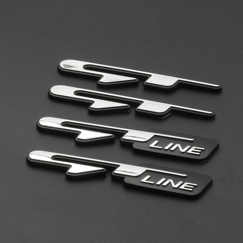 Car Lettering GT Line Sticker Emblem Badge For Kia Sportage Ceed Picanto K5