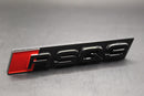Gloss Black RSQ3 Front Grille Stick-On Badge Fit For AUDI