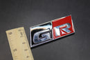 70mm X 30mm Chrome Silver Red Black GR Boot Rear Badge For Toyota