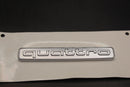 2pc Set quattro Matte Silver Front Grille Stick-On & Rear Boot Badge For AUDI