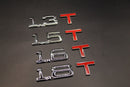 Chrome Silver Red T 1.3T 1.5T 1.6T 1.8T Boot Rear Tailgate Letter Badge FOR Audi