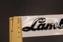 Gloss Black Boot Rear Tailgate Letters Badge Fit For Lamborghini
