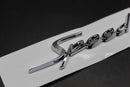 Chrome Silver Speed Wing Side Fender Letters Badge Fit For Bentley