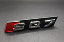 Chrome Silver SQ7 Front Grille Stick-On Badge Fit For AUDI